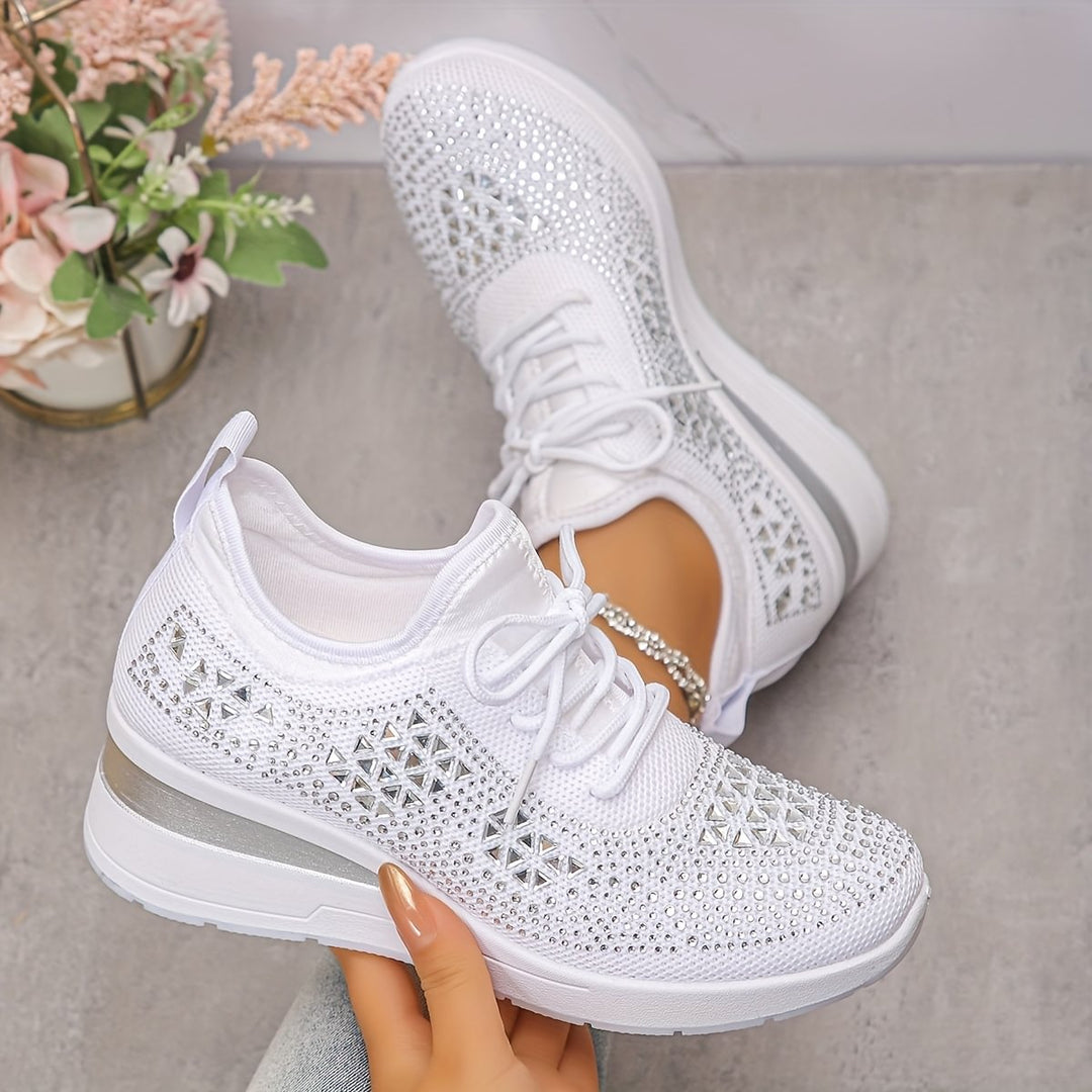 Marlies | Ondersteunende Sneakers met Strass