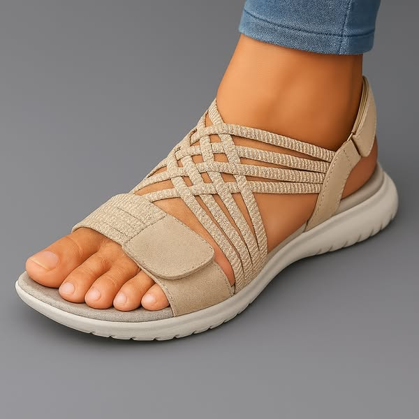 Annemarie | Sandalen met Gevlochten Bandjes