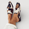 Kaitlyn | Mocassins With Abstract Pattern
