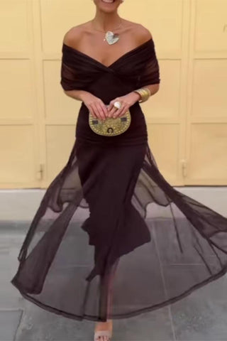 Lorenza | Elegant Maxi Wedding Guest Dress