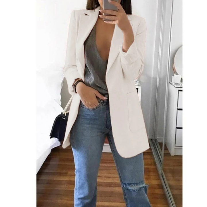 Tess | Lange Getailleerde Blazer