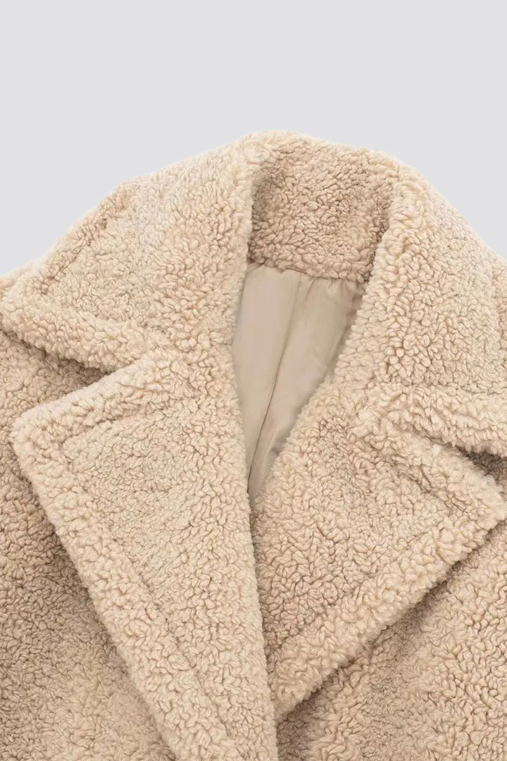 Reina | Lange Faux Fur Mantel