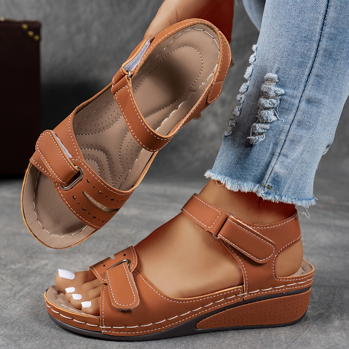 Ursel | Comfortabele Sandalen met Sleehak