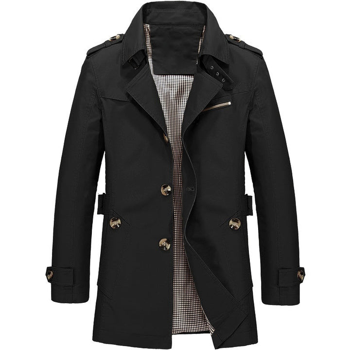 Rutger | Gestructureerde Trenchcoat