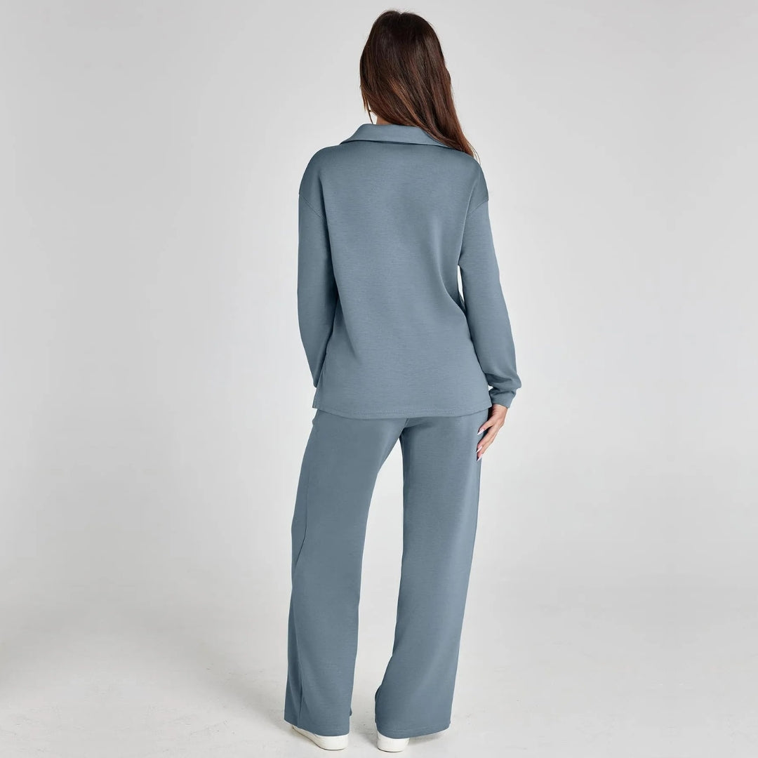 Mirthe | Zachte V-hals Tweedelige Set