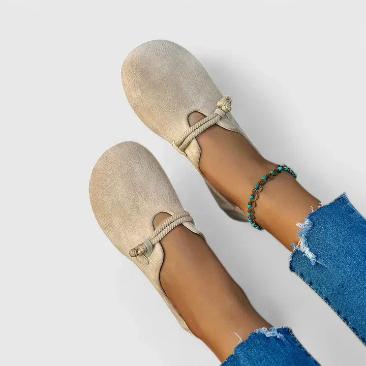 Jantine | Comfortabele Loafers met Touwdetail