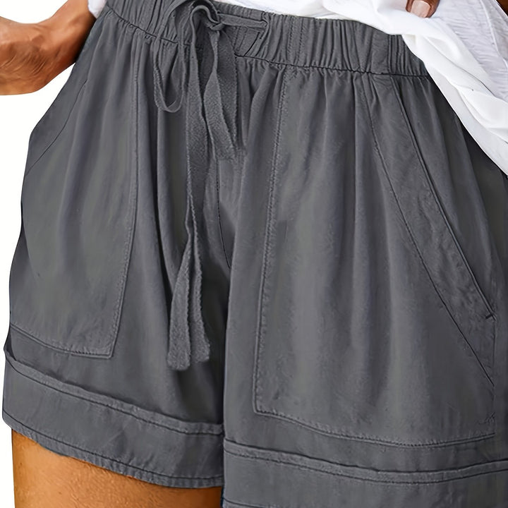 Aukje | Relaxte Short met Strikkoord