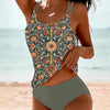 Willa | Women's Two-piece Printed Tankini Swimsuit