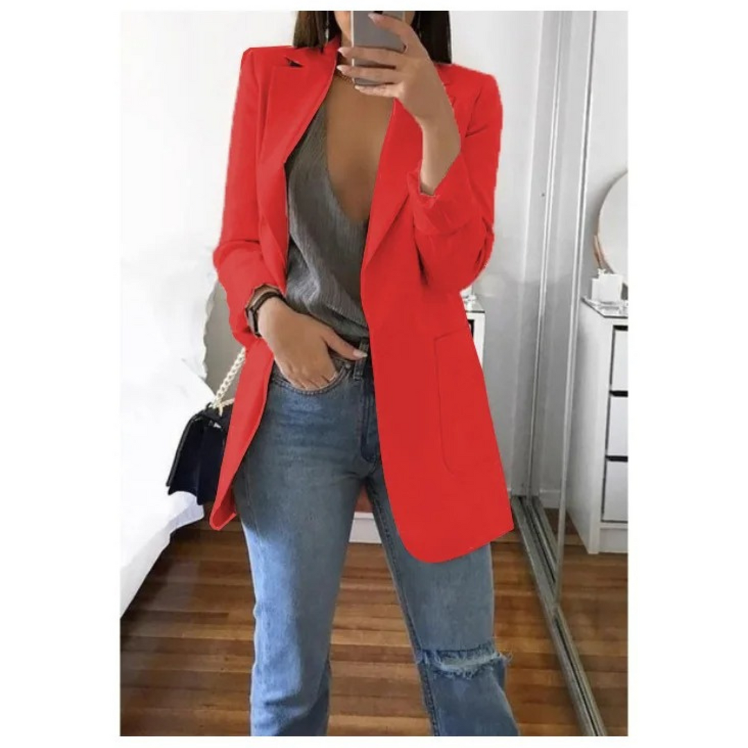 Tess | Lange Getailleerde Blazer