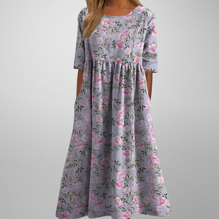 Margaret | Short Sleeve Loose Fit Midi