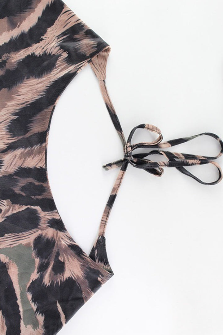 Aafke | Geprinte Bikini met Maxirok
