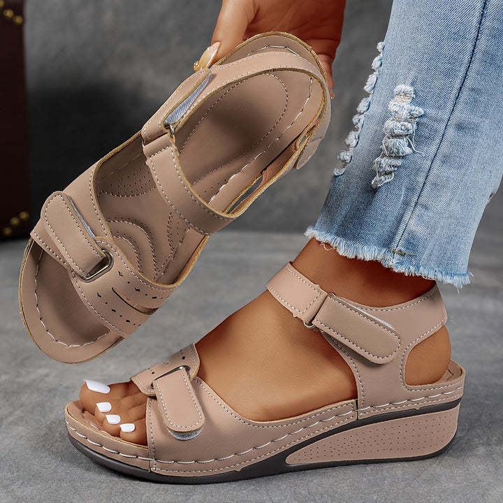 Ursel | Comfortabele Sandalen met Sleehak