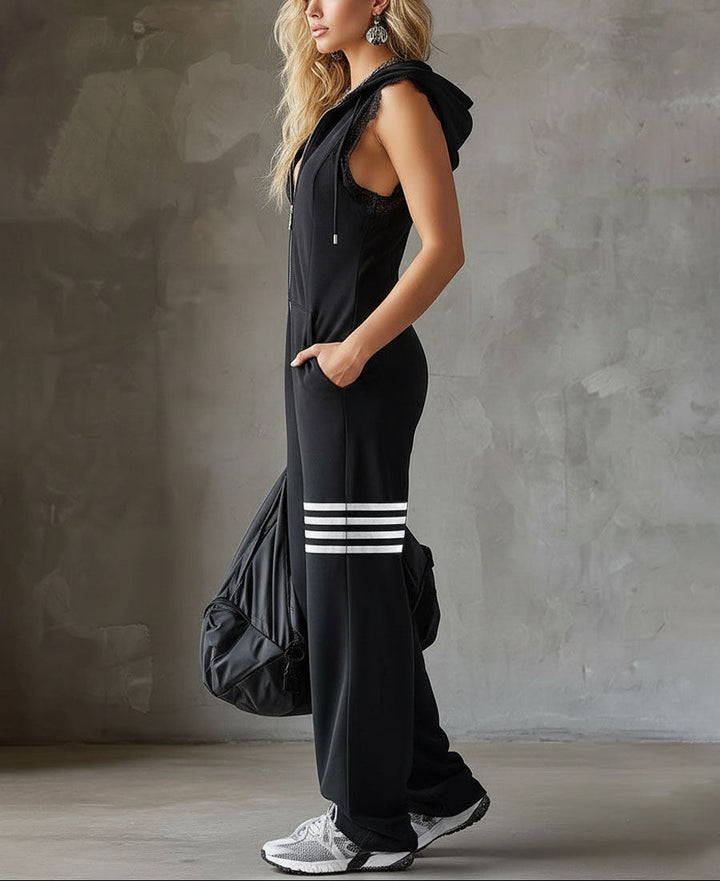 Margriet | Sportieve Jumpsuit met Capuchon