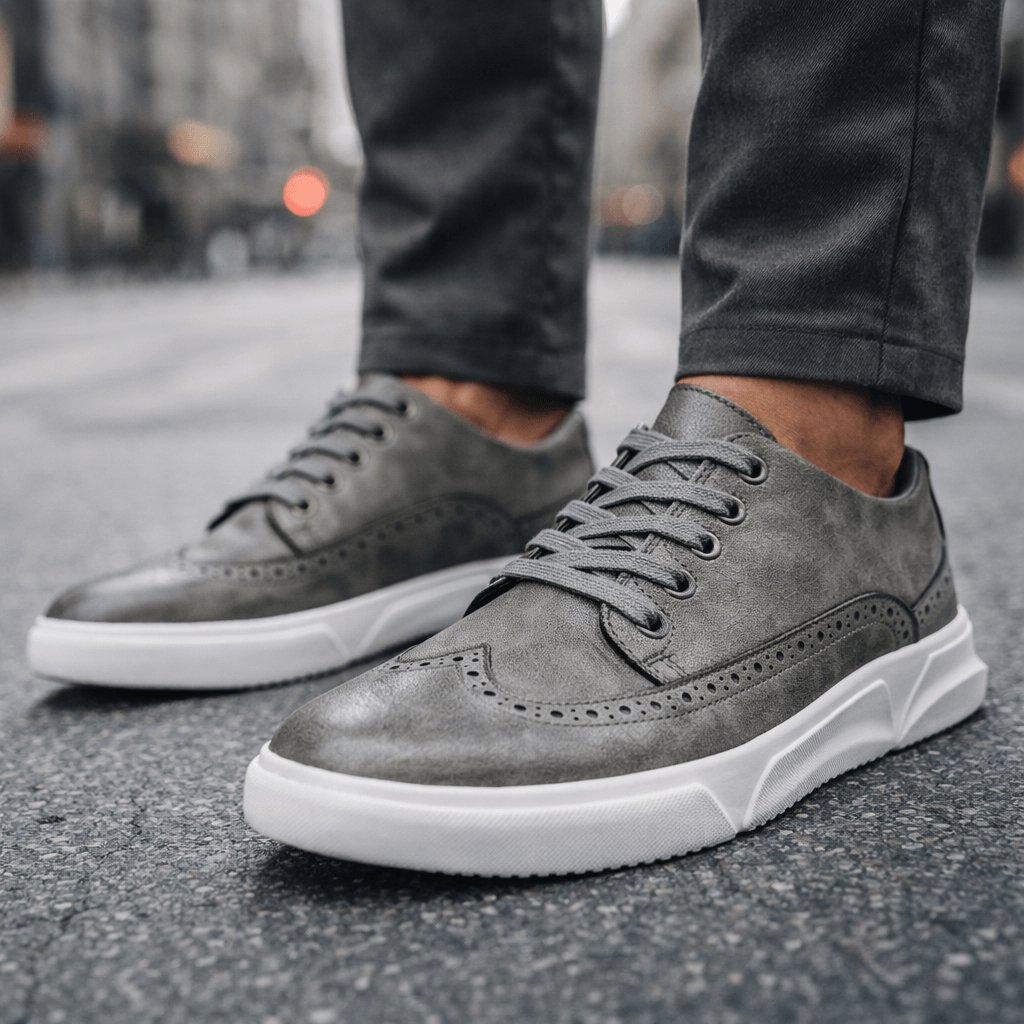 Eva | Leren Brogue Sneakers
