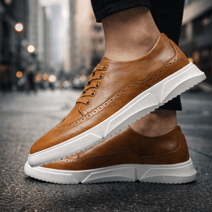 Eva | Leren Brogue Sneakers