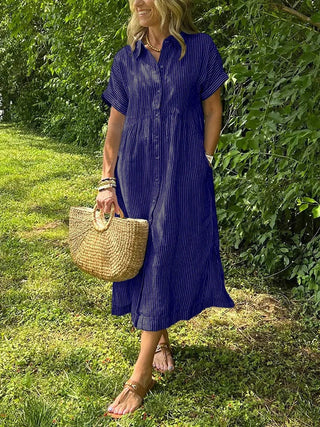 Brooklyn | Women’s Striped Shirt Dress