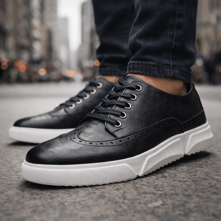 Eva | Leren Brogue Sneakers