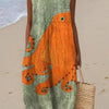 Tess | Oceanic Midi Dress
