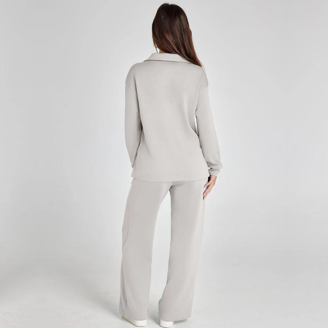 Mirthe | Zachte V-hals Tweedelige Set