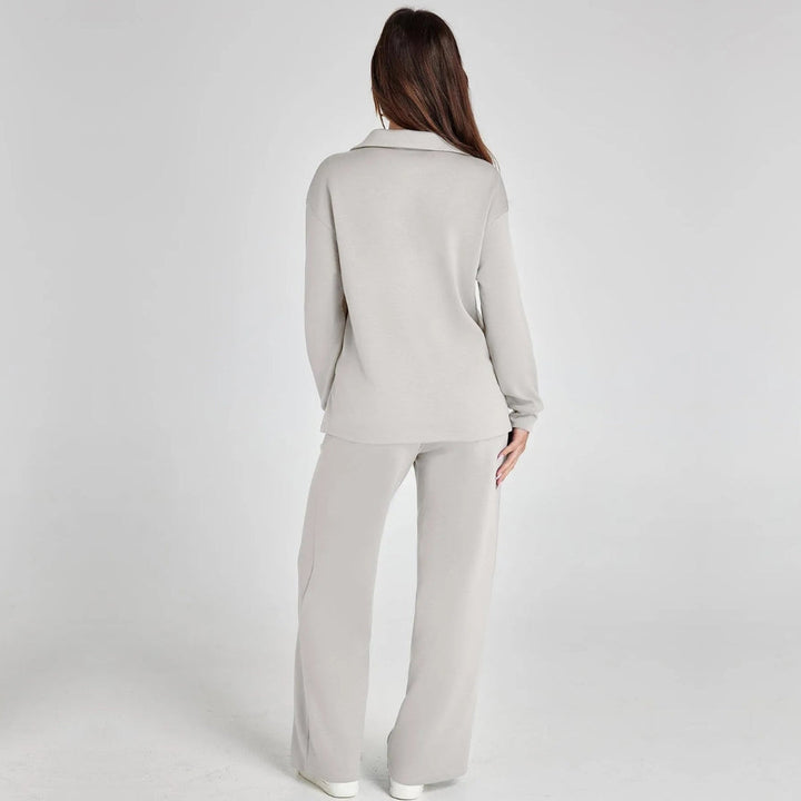 Mirthe | Zachte V-hals Tweedelige Set