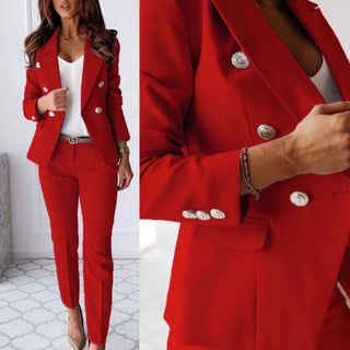 Lily | Double-Breasted Suit Set