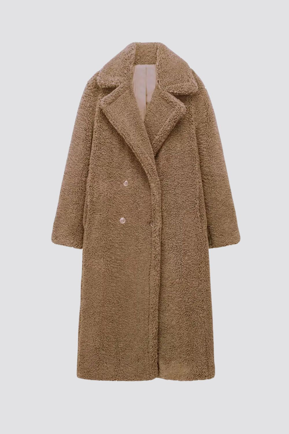 Reina | Lange Faux Fur Mantel