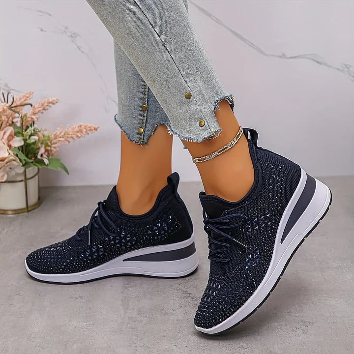 Marlies | Ondersteunende Sneakers met Strass