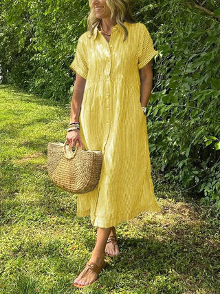 Brooklyn | Women’s Striped Shirt Dress
