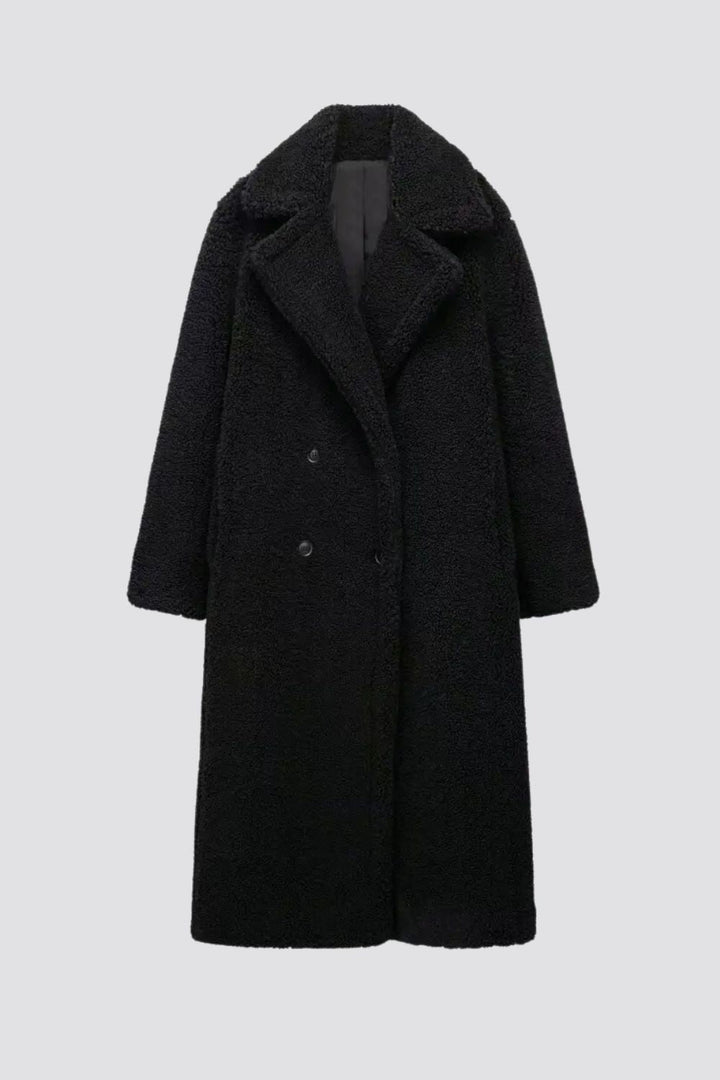 Reina | Lange Faux Fur Mantel