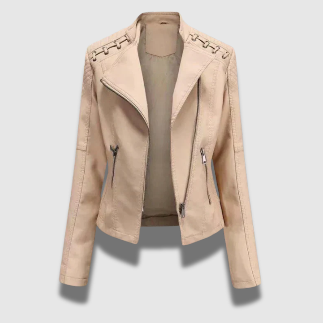 Ellemieke | Stoere Getailleerde Bikerjas