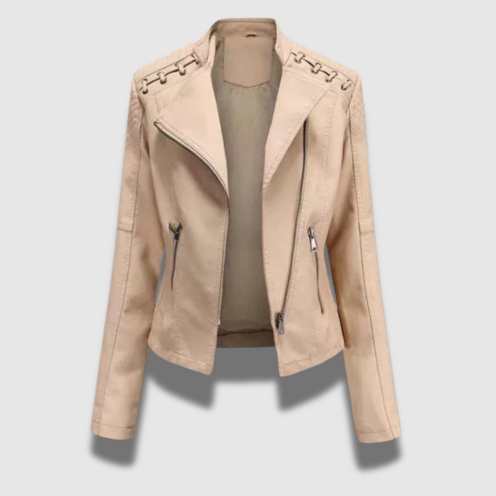 Ellemieke | Stoere Getailleerde Bikerjas