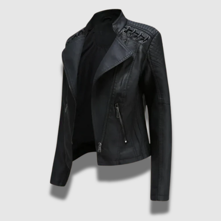 Ellemieke | Stoere Getailleerde Bikerjas