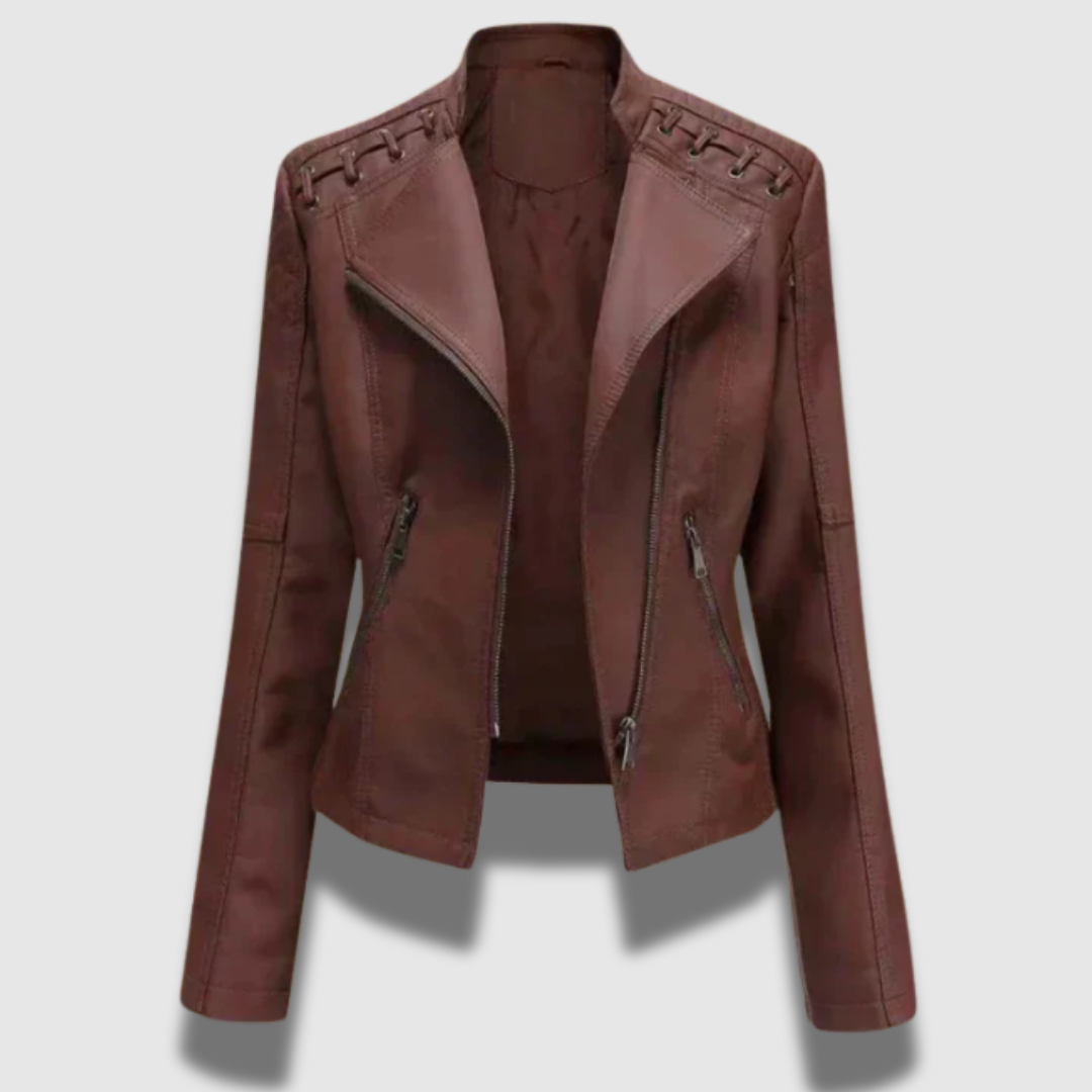 Ellemieke | Stoere Getailleerde Bikerjas