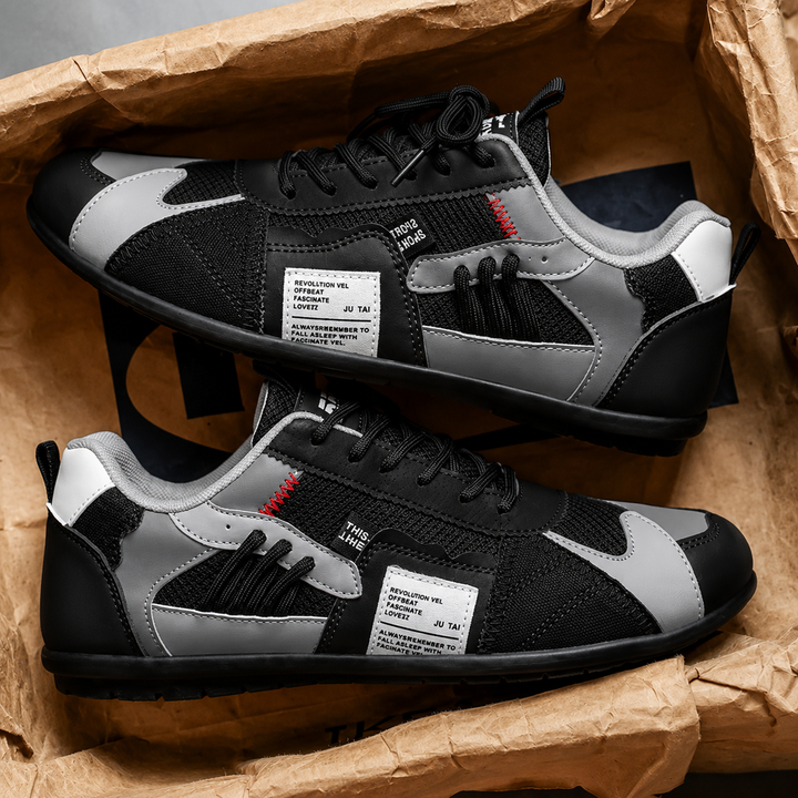 Wiebe | Retro Sneakers met Kleurblokken