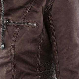 Vivienne | Weather Resistant Leather Jacket