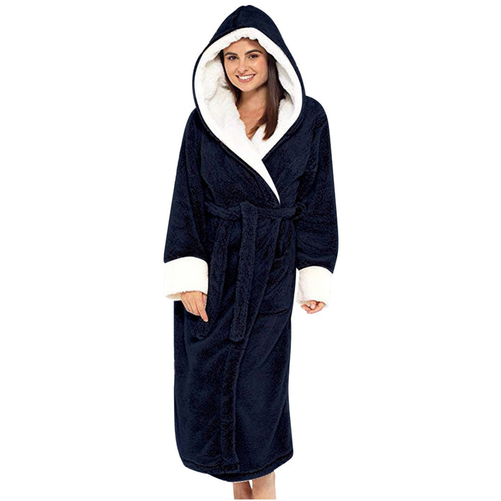 Pauline | Zachte Fleece Badjas met Capuchon