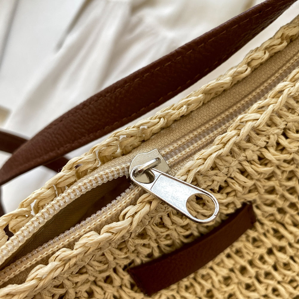 Idske | Handgeweven Rieten Crossbody