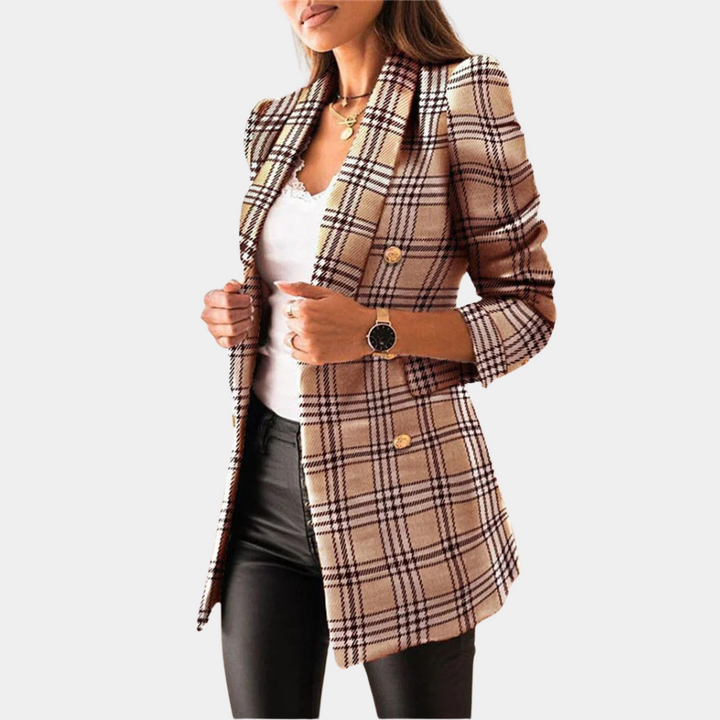 Harmke | Getailleerde Tweed Blazer