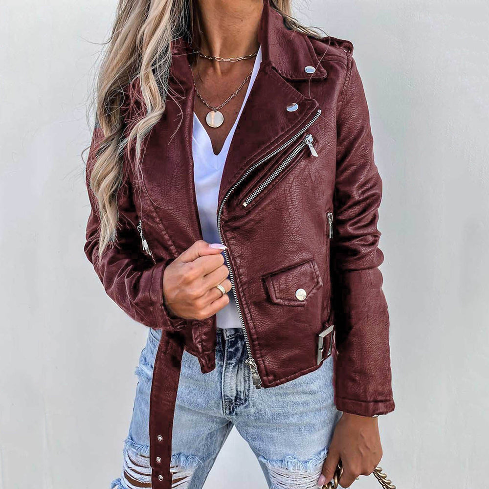 Hester | Korte Bikerjas met Ceintuur