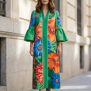 Riviera | Bloom Statement Floral Midi Dress