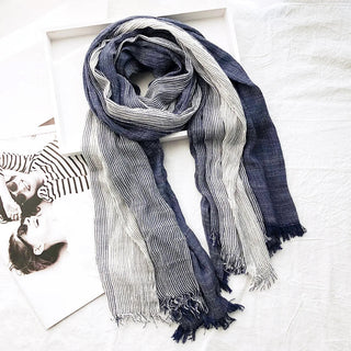 Alicia | Heritage Stripe Linen Scarf