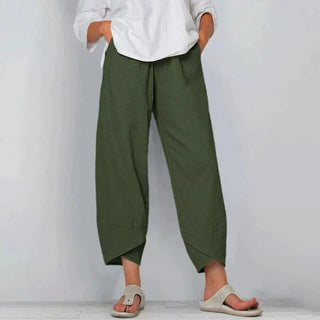 Phoebe| Wide Leg Cropped Pants