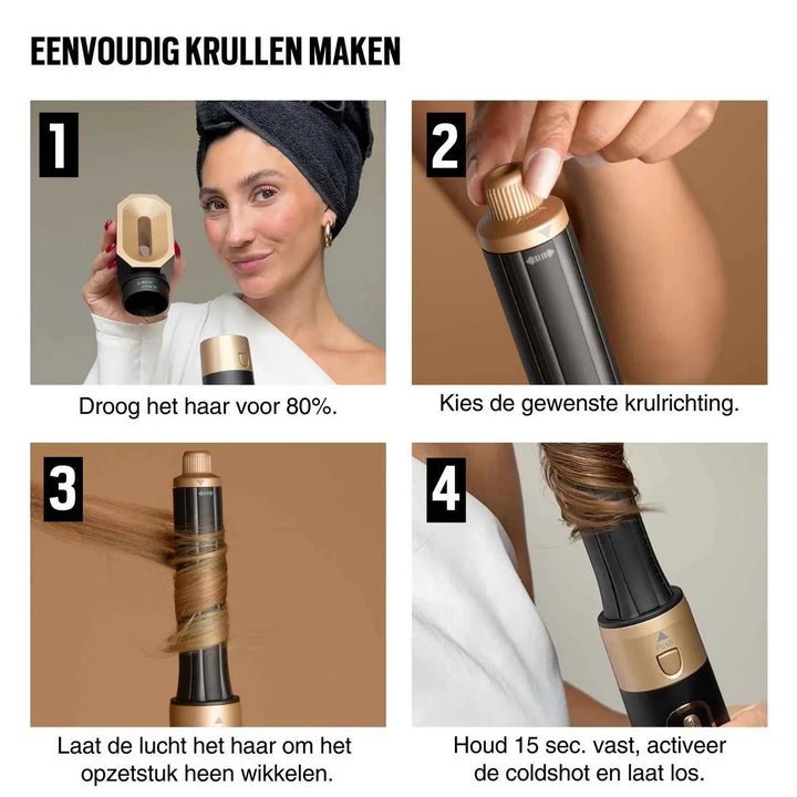 Rixt | 5-in-1 Airstyler met Opzetstukken