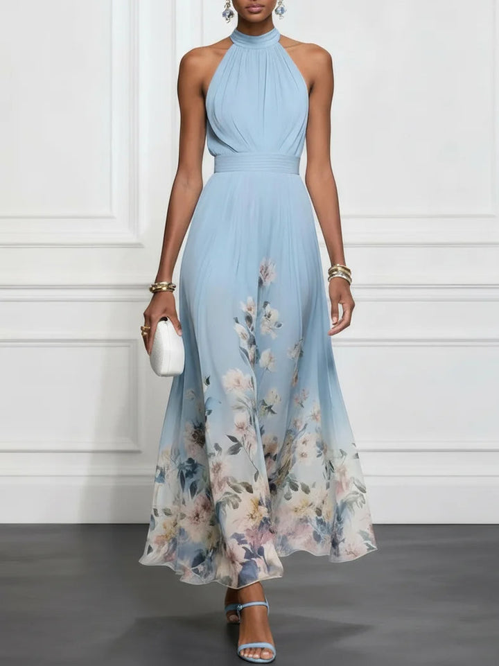 Maud | Romantische Chiffon Maxi-jurk