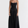 Gabriella | The Silky Satin Corset Maxi Dress