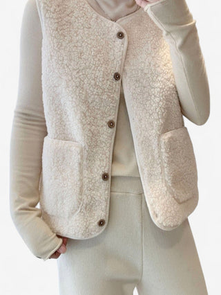 Summer | Women’s Sleeveless Button Down Gilet Vest