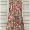 Olive | Printed Midi with Pocket