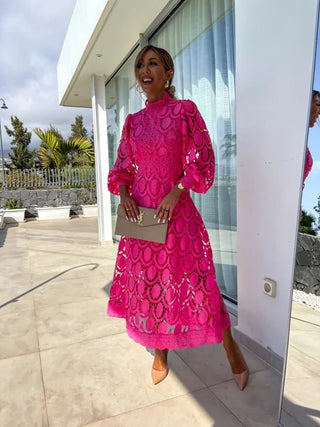 Adeline | Women’s Lace Midi Dress
