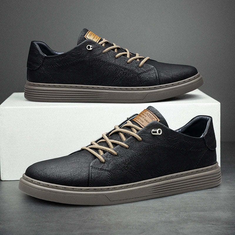 Suze | Klassieke Leren Sneakers