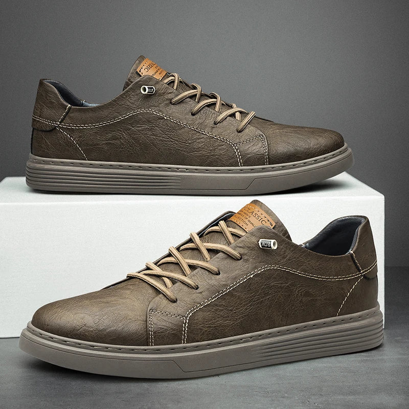 Suze | Klassieke Leren Sneakers